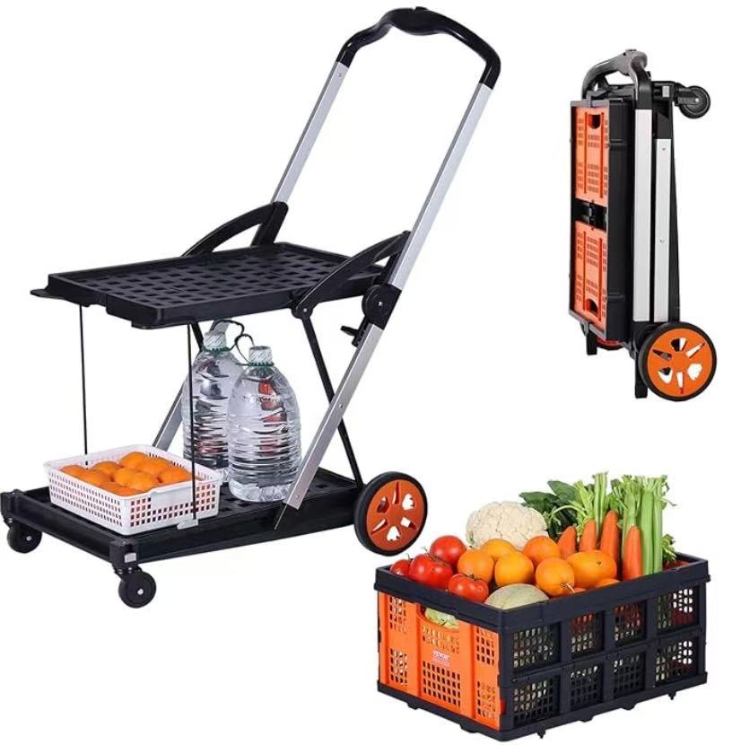 Dobbeltlags shoppingvogner vogner mold